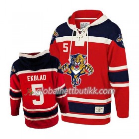 Florida Panthers Aaron Ekblad 5 Rød Sawyer Hooded Sweatshirt - Herre